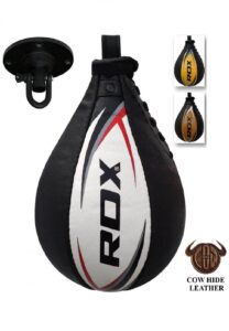 RDX Speed Ball Boxing Genuine Leather MMA Muay Thai Traini